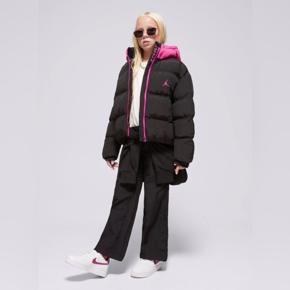 0314 - Jordan Girl's Black Wide Leg Pants